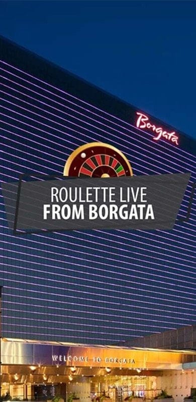Roulette live from Borgata in Live Dealer