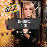 Lightning Dice in Live Dealer