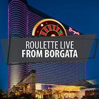 Roulette live from Borgata in Live Dealer