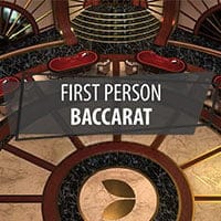 First Person Baccarat in Live Dealer